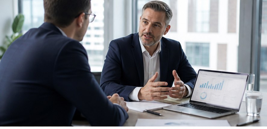 Payroll planning discussion with finance and HR records